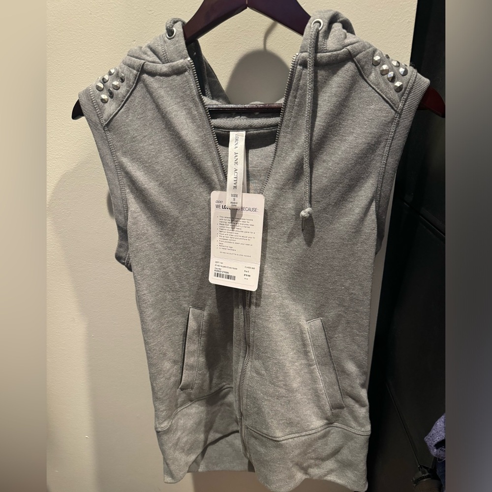 Lorna Jane Active Sleeveless Nicolette Hoodie NWT